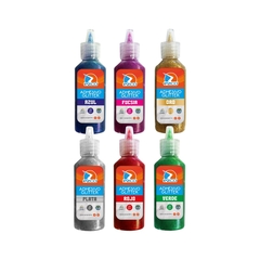Adhesivo Glitter Glue Colores Surtidos Ezco X 21grs Caja X12 - comprar online