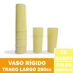 Vaso Trago Largo Rigido Colores Pastel 280cc Hermosos! - comprar online