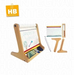 Pizarra De Mesa Infantil Atril Niños Didactica+ Rollo Papel en internet