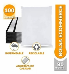 BOLSA SOBRES ECOMMERCE C/ADHESIVO BLANCO 40x60 x100 - comprar online