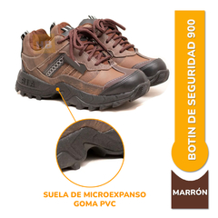 Zapato Bota Borcego Trabajo Calzado De Seguridad Reforzado 900 - comprar online