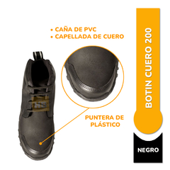 Botin Zapato De Trabajo Trekking Reforzado Cuero 200 Calidad en internet