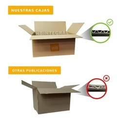 CAJA CARTON EMBALAJE MUDANZA 50x40x40 cm - comprar online