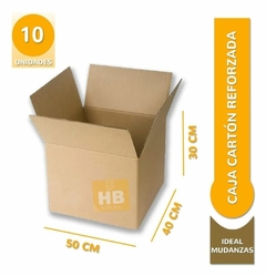 Caja de cartón mudanza 50x40x30 cm en internet