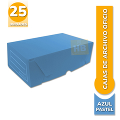 CAJA ARCHIVO PLASTICO BP OFICIO 12cm 36x25x12 - Colores Pastel en internet