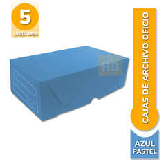 CAJA ARCHIVO PLASTICO BP OFICIO 12cm 36x25x12 - Colores Pastel - comprar online