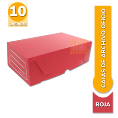 CAJA ARCHIVO PLASTICO BP OFICIO 12cm 36x25x12 - Varios colores - tienda online