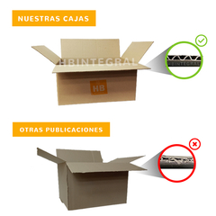 CAJA CARTON EMBALAJE MUDANZA 60X40X40 cm - comprar online