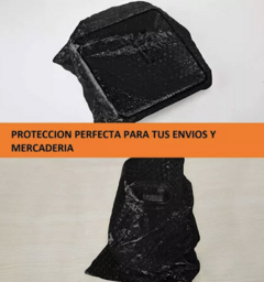Rollo Plastico Papel Burbujas Polietileno Pluribol 50cmx50mts Negro - comprar online