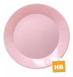 Platos 23cm Plástico Duro Descartable Hermosos Colores Pastel! - comprar online
