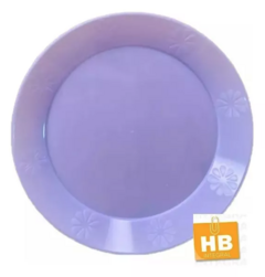 Platos 23cm Plástico Duro Descartable Hermosos Colores Pastel! - tienda online