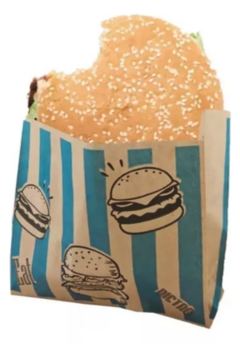 Bolsa De Papel Para Hamburguesa Grease Paper en internet