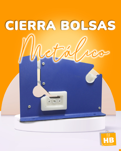 Maquina Cierra Bolsas Cerradora Metalica Para Cinta Embalar - comprar online