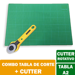 Base Tabla De Corte A2 60x45 + Cutter Rotativo 45mm