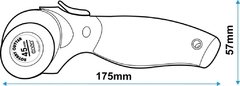 CUTTER ROTATIVO DASA RC 45mm ERGONOMICO en internet