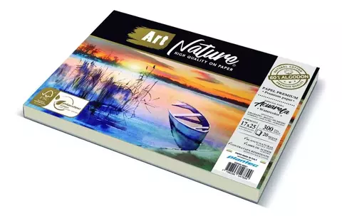 Papel Para Acuarela Plantec 60% Algodon 17x25 84021 300gr