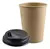 Vaso De Polipapel Stendy Kraft Con Tapa Negra 12 Oz en internet