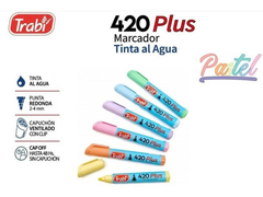 Marcadores Trabi 420 Al Agua Caja X 6 Colores Pasteles Surtidos en internet