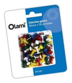 Chinches galera Olami - Paquete x 50u
