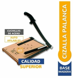 GUILLOTINA A PALANCA DASA Z2 BASE MADERA A4 320 mm - comprar online