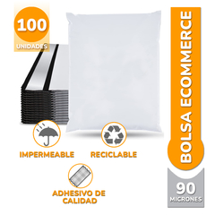 BOLSA SOBRES ECOMMERCE C/ADHESIVO BLANCO 20x30 x100 - comprar online