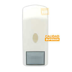 Dispenser para Jabón Liquido Blanco con Tecla Gris - HB Integral - Todo en un solo lugar!