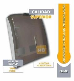 Dispenser Toalla Intercalada Mano + 10 Packs De Toallas de 250 c/u FUME - tienda online