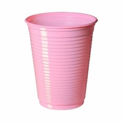 50 Vasos Plástico Descartables 200 CC Colores Cumpleaños