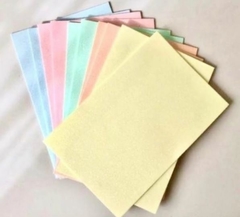 Goma Eva Glitter A4 Colores Pastel Surtidos 5 colores X10 Unidades - comprar online