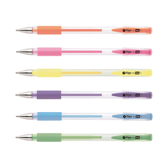 Boligrafo Lapicera Roller Filgo Gel Pop Pastel X6 Colores - comprar online