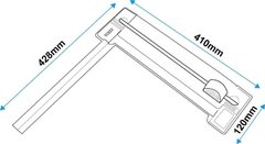 Imagen de Cizalla rotativa Dasa GRP350 portátil + Cuchilla troquelado