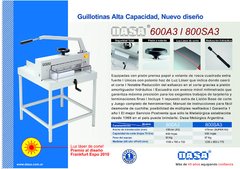 GUILLOTINA DASA 600 HJS A3 430mm ALTA CAPACIDAD CON MESA en internet