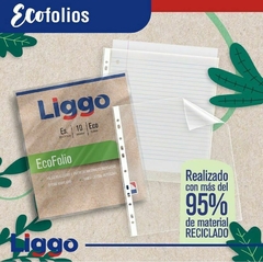 Folios A4 Ecofolio Liggo Reciclado Bolsa X 100 Unidades - comprar online