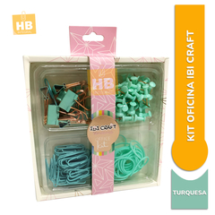 Set De Oficina Ibicraft Tendance Kit Clip + Chinche + Binder + Banda Elastica Colores! en internet