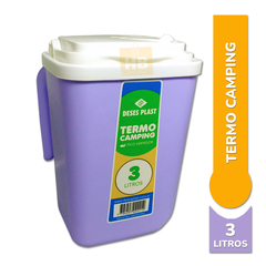 Termo Jarra Bidon Termico Camping 3lts Con Pico Vertedor