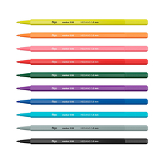 Marcadores Filgo Marker 036 Colores Surtidos - Estuche X 30 unidades - comprar online
