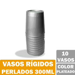 Vasos Rígidos Cónicos Cumpleaños Hermosos Colores Pastel 300ml en internet