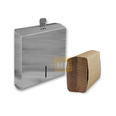 /Dispenser Toalla Intercalada Metal Acero Inoxidable Baño - tienda online