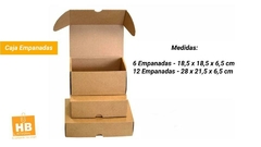 Caja Para Empanadas 1 Docena 28x21,5x6,5 Mejor Calidad - HB Integral - Todo en un solo lugar!