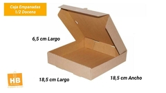 Caja Para Empanadas Media Docena 18x18x6 Mejor Calidad - comprar online