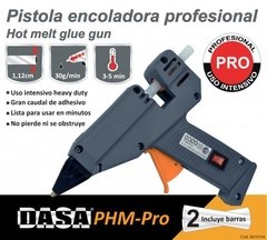 PISTOLA ENCOLADORA DASA PHM-Pro 180W Profesional Incluye 2 barras 1,12Cm