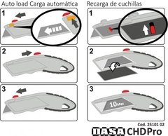 CUTTER DASA CHD-PRO HEAVY PRO TRAPEZOIDAL + 6 cuchillas en internet