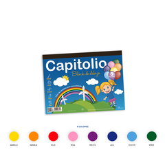 Block De Cartulinas Capitolio 8 Colores 30x22cm 24 Hojas N5 - comprar online