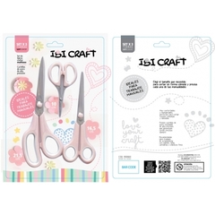Set X3 Tijeras Ibi Craft Soft Confort Multiuso Manualidades - comprar online