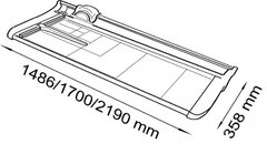 Cizalla rotativa Dasa D4 Profesional C/Mesa A0 125 cm - tienda online