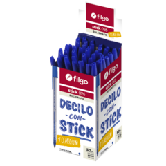 Lapicera Boligrafo Birome Filgo Stick Medium 1mm - tienda online