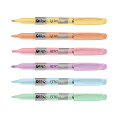 Marcador Resaltador Filgo Lighter Fine Set 6 Colores Pastel - comprar online