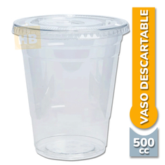 Vaso Cristal con Tapa para Sorbete - 500cc