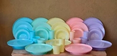 Kit Platos Y Vasos Plástico Rígido Fiestas Cumpleaños en internet