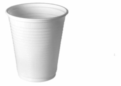 Vaso Descartable Plastico Blanco 200cc - HB Integral - Todo en un solo lugar!